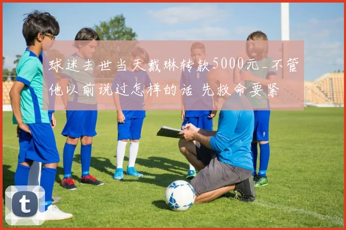 球迷去世当天戴琳转款5000元_不管他以前说过怎样的话 先救命要紧